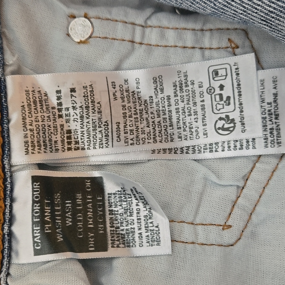 LEVI'S 501 '90S BUTTON FLY WOMEN'S PREMIUM DENIM JEANS NEW TAGS 26 X 30 MID RISE - Picture 12 of 15